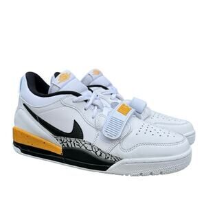 Nike Air Jordan Legacy 312 White Yellow Basketball Shoes Sneakers Mens 8.5 NWB